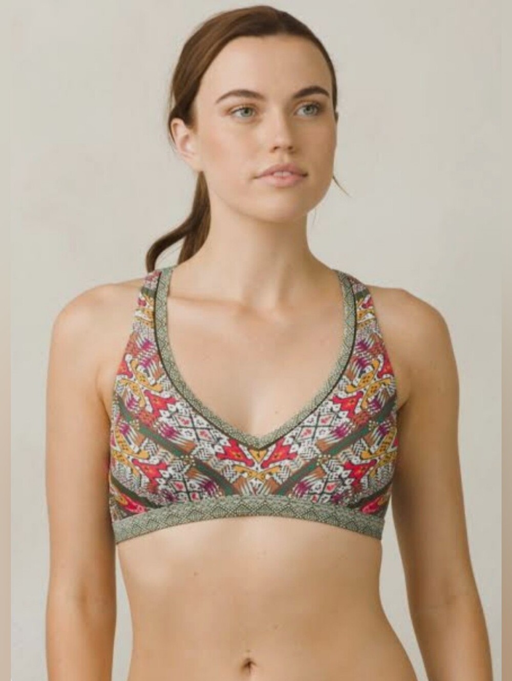 prAna Lahari bikini top in a Marrakesh print, Size Large